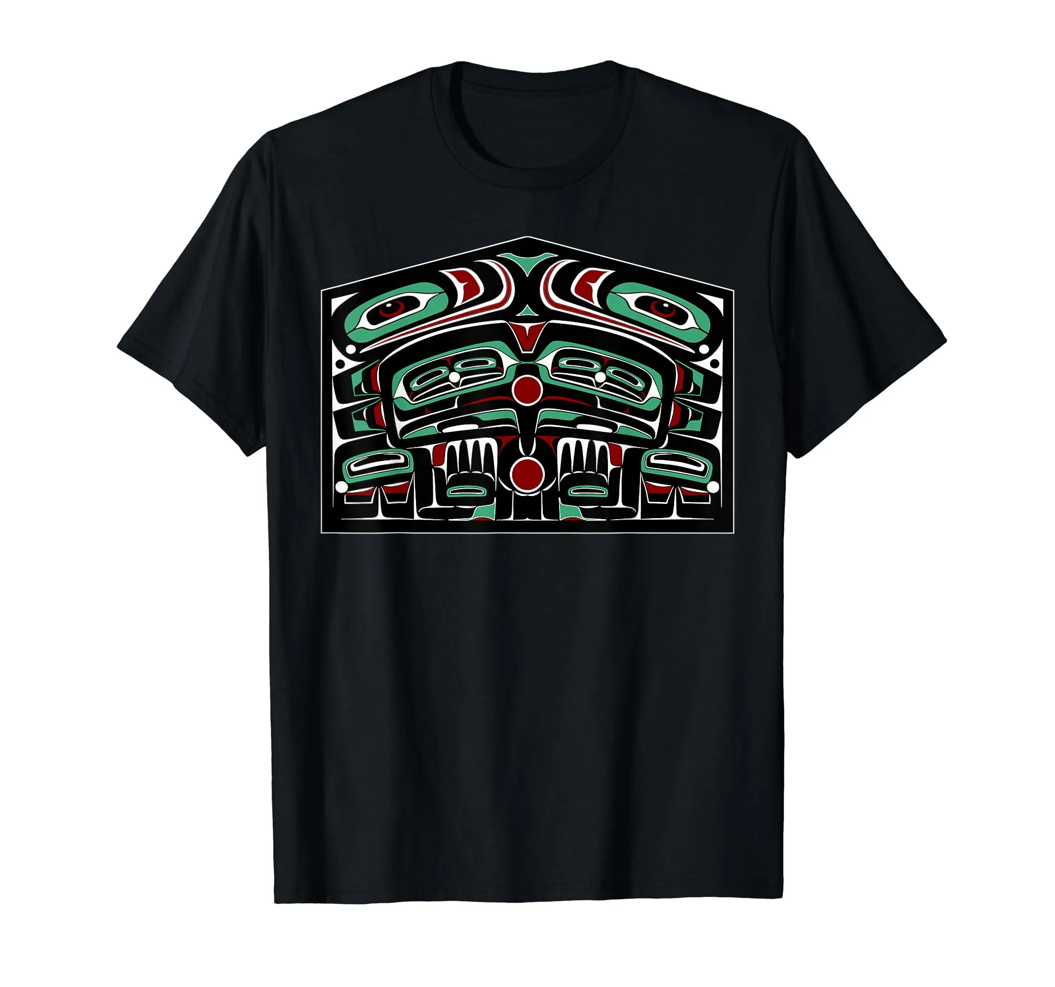 Alaska Native American Art Tlingit Haida Indigenous T-Shirt, Lightweight, Classic Fit, Tribal America