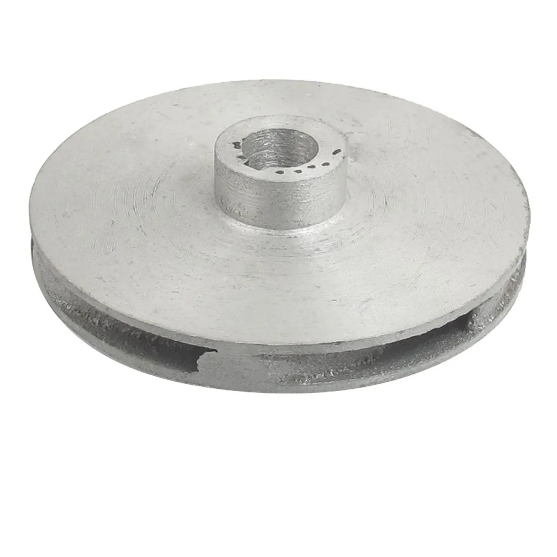 Aluminum Precision Pump Impeller Casting Part 1.57' Hole Diameter - Silver Tone, 10x3.5cm