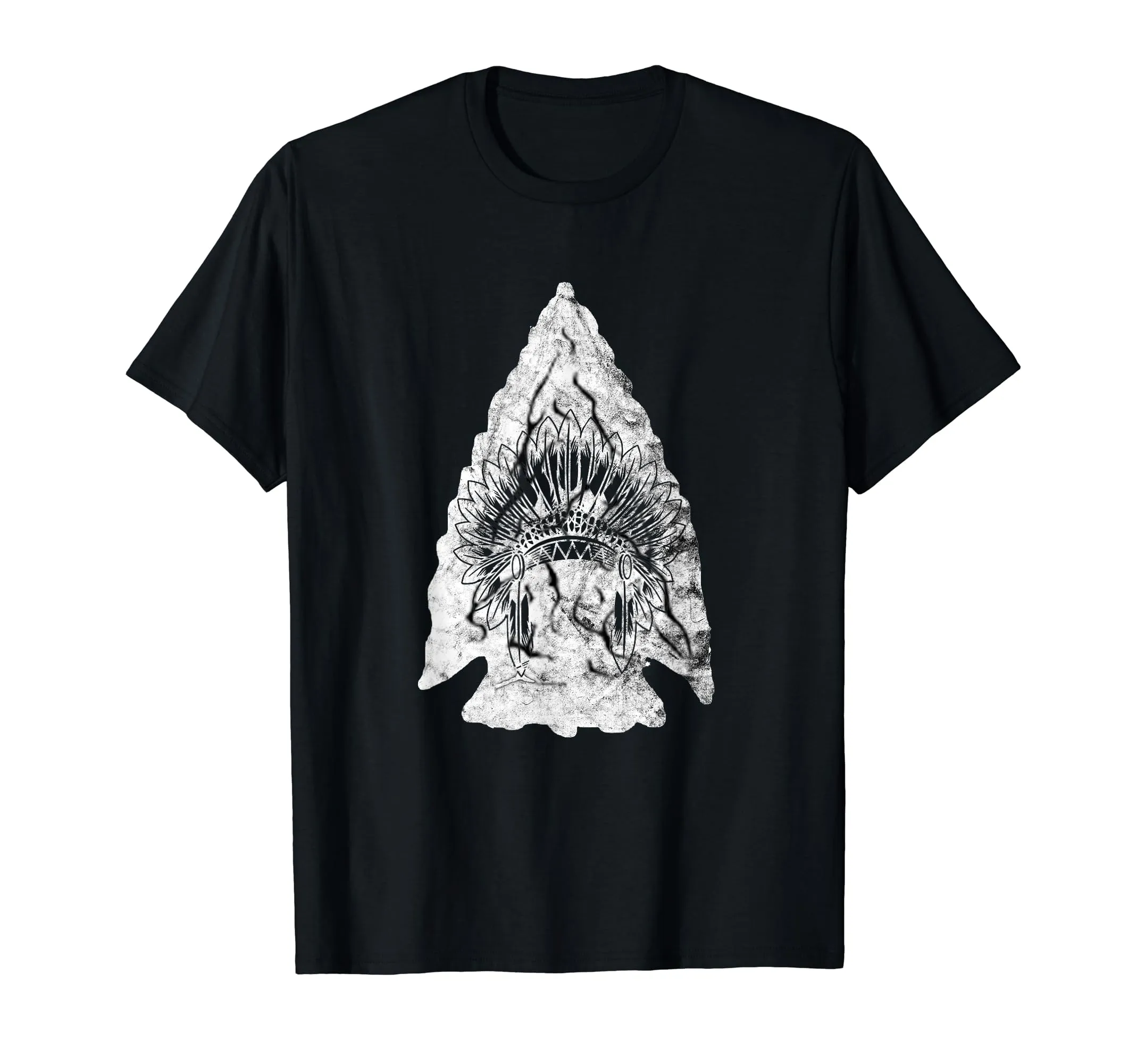 Arrowhead Hunter T-Shirt for Native American Artifacts Collectors, Lightweight, Classic Fit