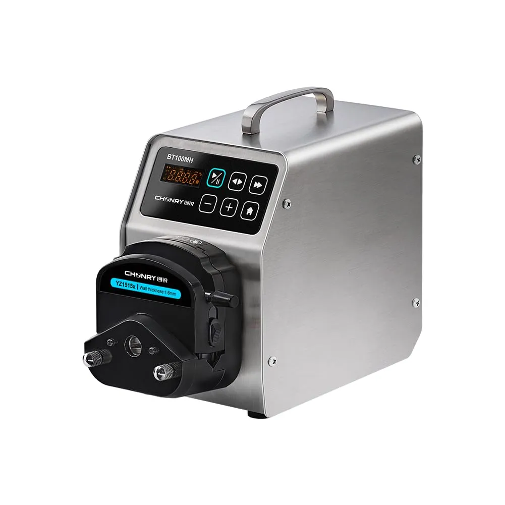 BT100MH-YZ1515x Peristaltic Pump for Lab, Digital Metering, 0.007-380ml/min, 110V