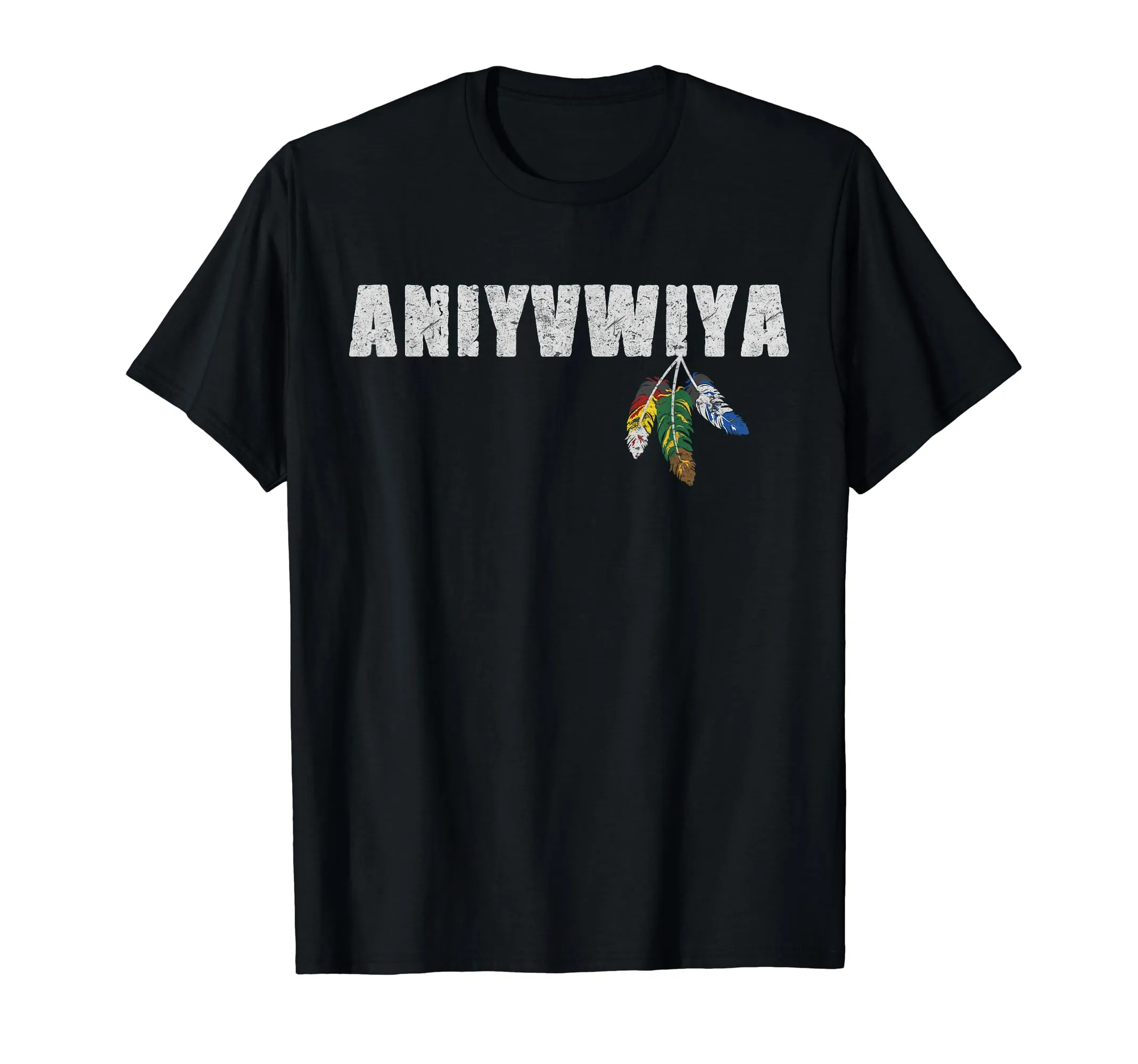 Cherokee Keetoowah Nation Tsi Tsalagi T-Shirt - Aniyvwiya Pride, Lightweight, Classic Fit