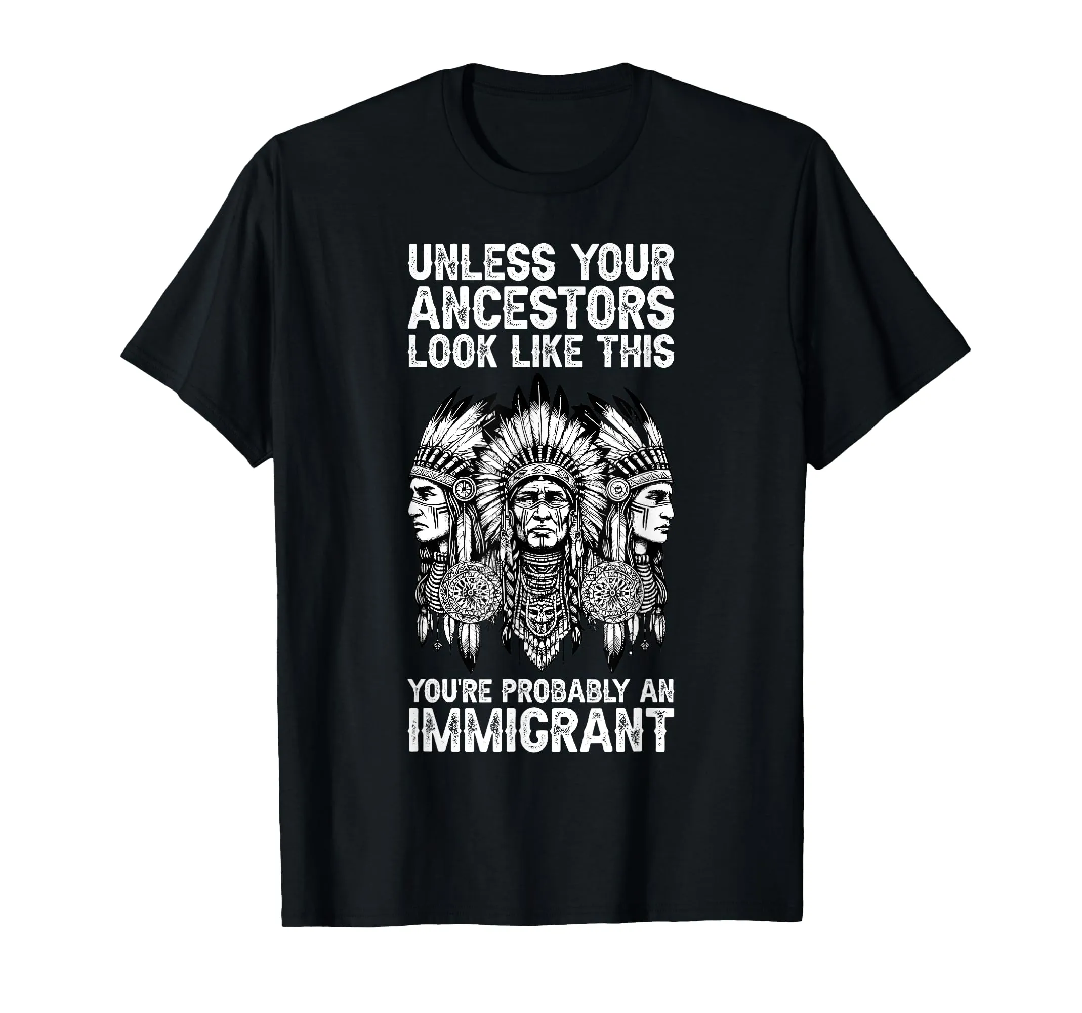 Cherokee Native American Immigrant T-Shirt - Unique Design for Native American's Day