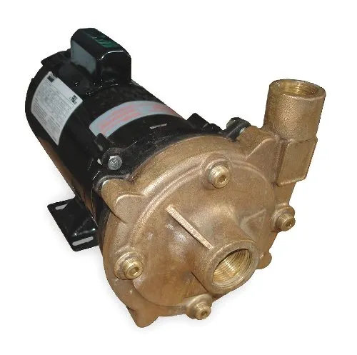 Dayton 2ZWZ6 Centrifugal Pump, 1/2 HP, 1 Ph, 115/230V, Open Dripproof, Bronze Housing