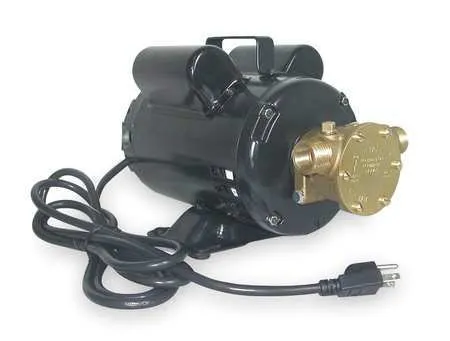 Dayton Audio Flexible Impeller Pump, 1/3 HP, 115/230V, 7.2/3.6 Amps, Bronze Finish