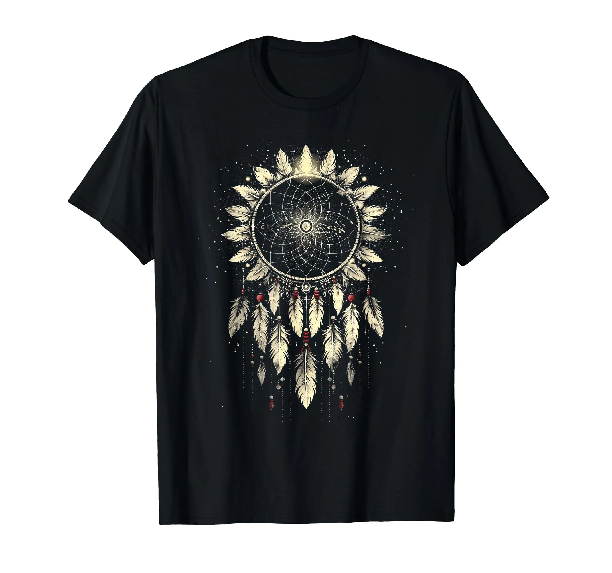 Dream Catcher Hummingbird T-Shirt - Celebrate Native American Culture - Lightweight Classic Fit