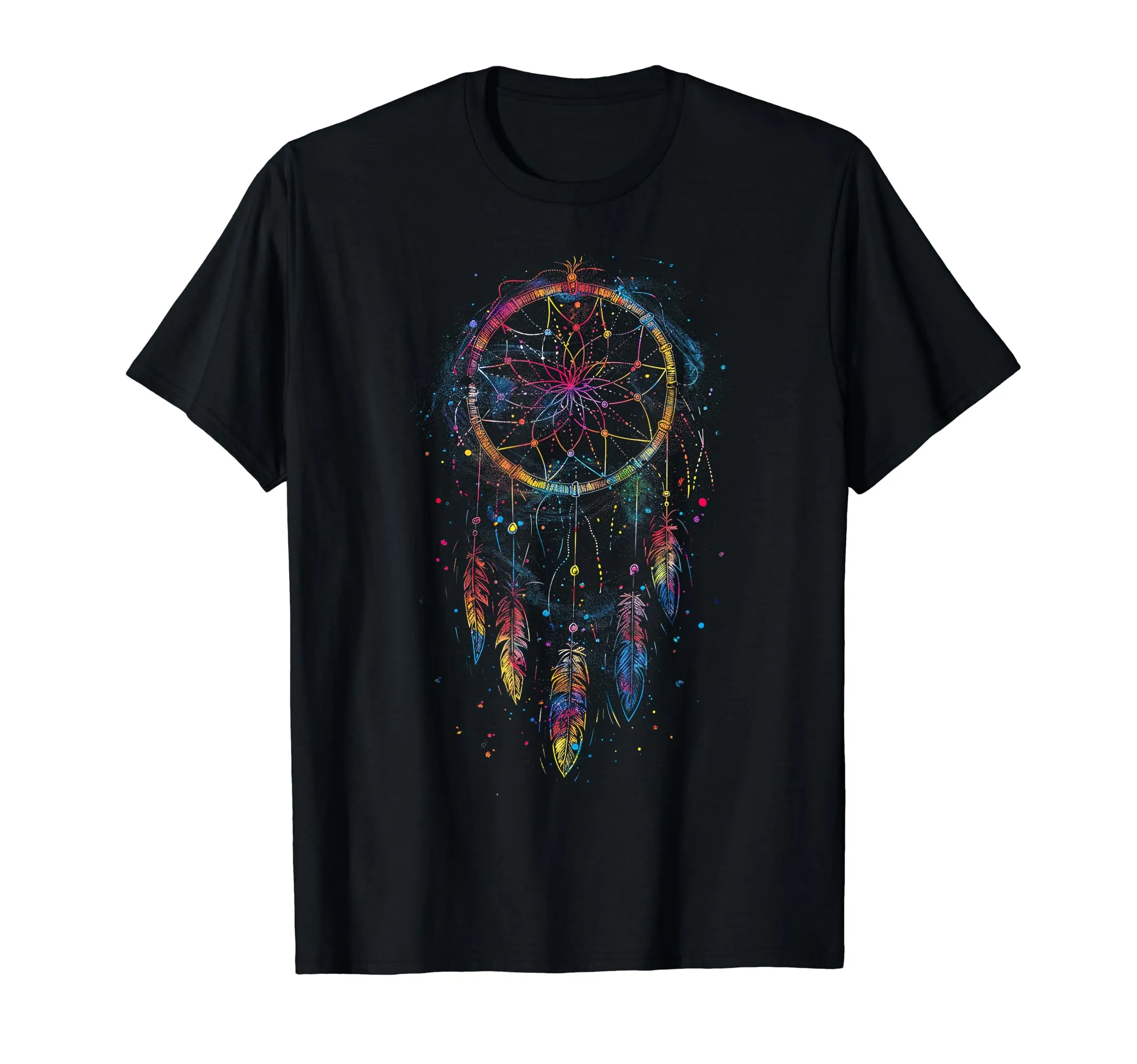 Dream Catcher Hummingbird T-Shirt - Celebrate Native American Culture, Lightweight, Classic Fit