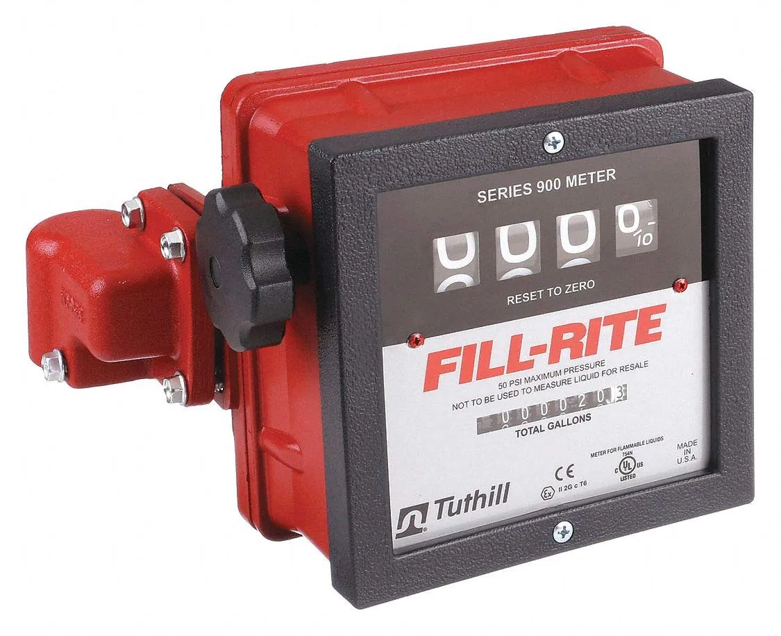 Fill-Rite 285-100ACC111L Counter Kit for Liters - Weatherproof, Totalizes 10,000 Gallons