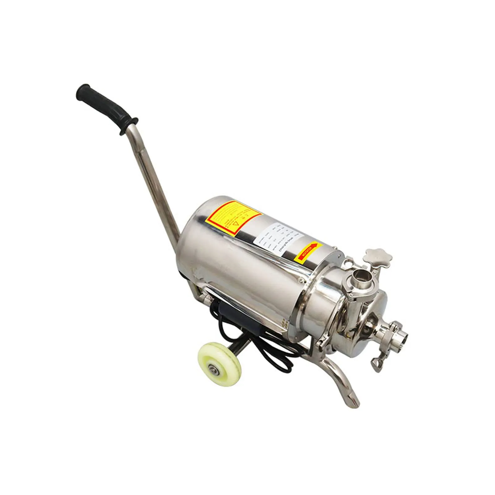 Food Grade Portable Stainless Steel Centrifugal Pump 0.75KW Sanitary Beverage Liquid Transfer