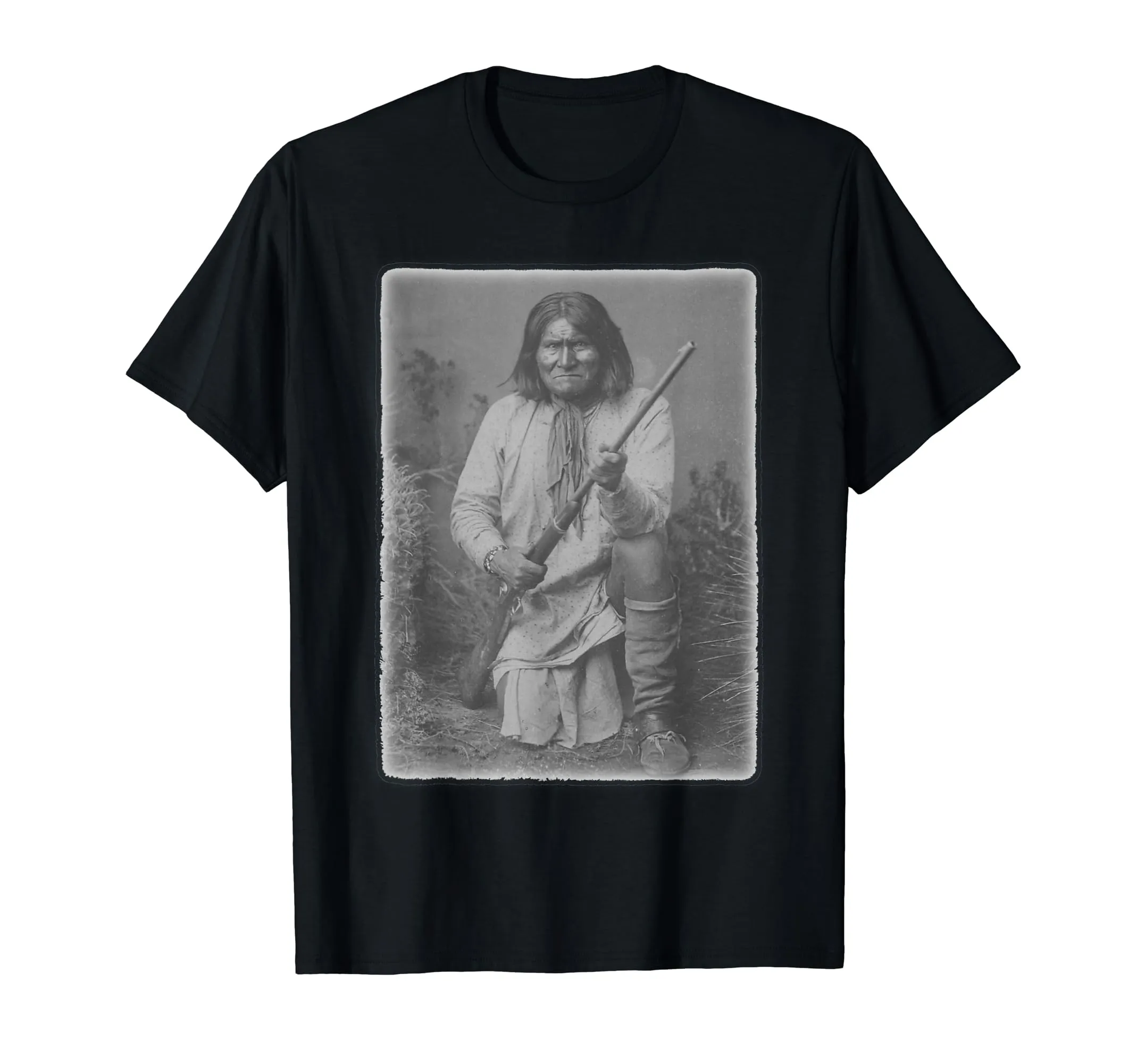 Geronimo Apache Native American Hero T-Shirt in Arizona - Lightweight Classic Fit Apparel