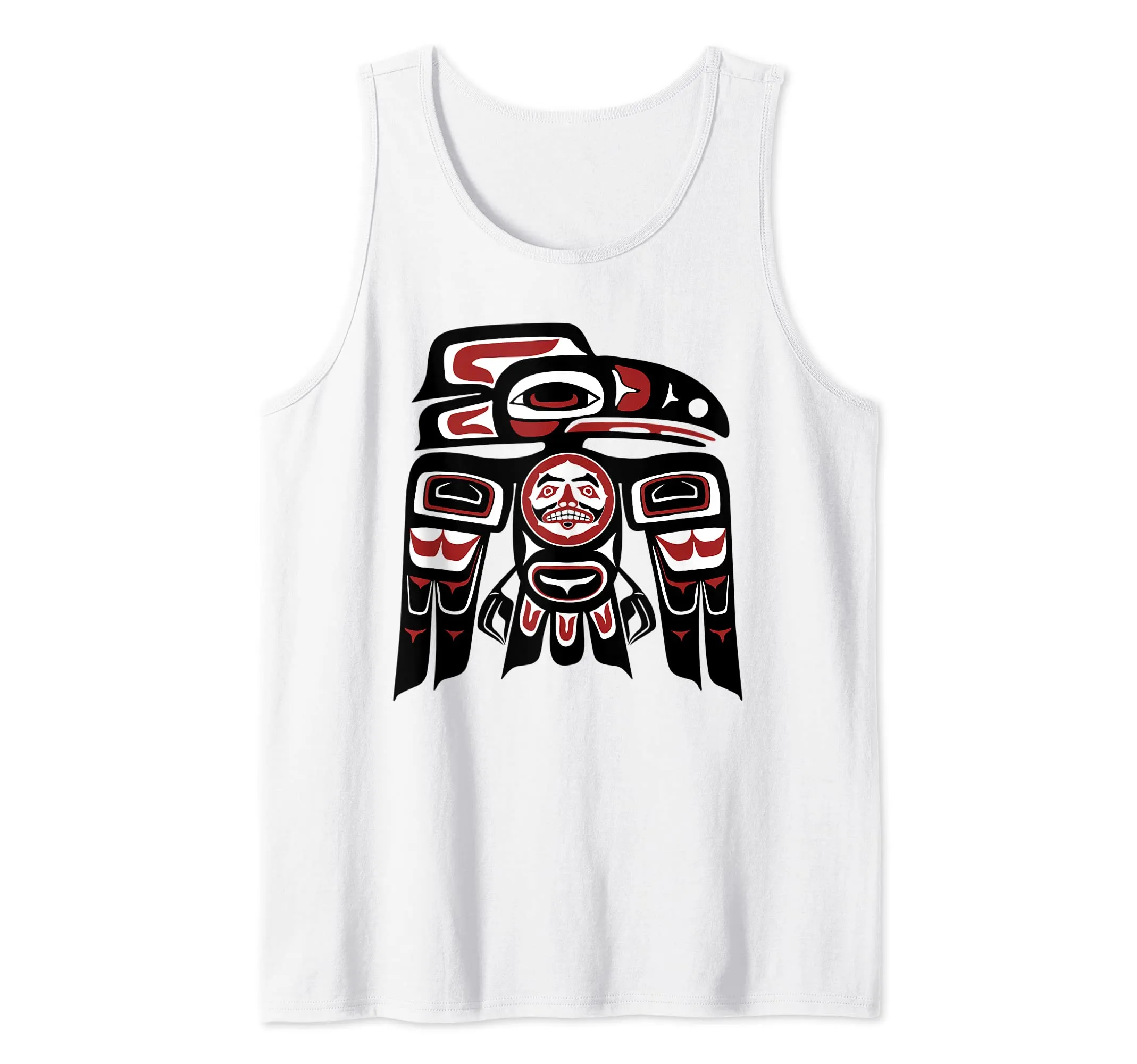 Haida Tlingit Raven Totem Tank Top – Native American Indigenous Pride – Lightweight Classic Fit