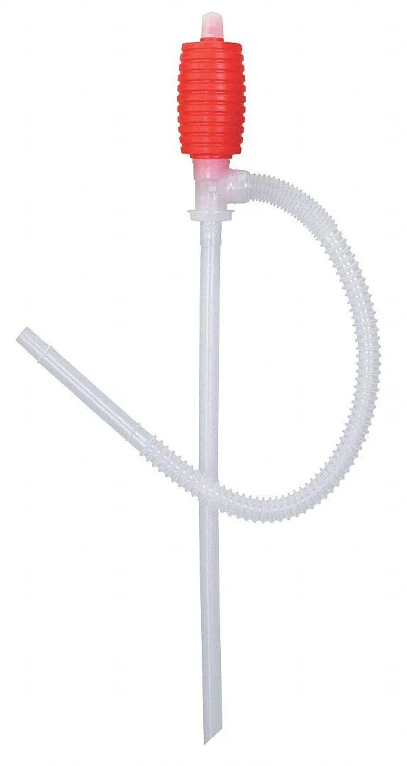 Hand Drum Pump Siphon Polyethylene by Dayton - Efficient Liquid Transfer Tool