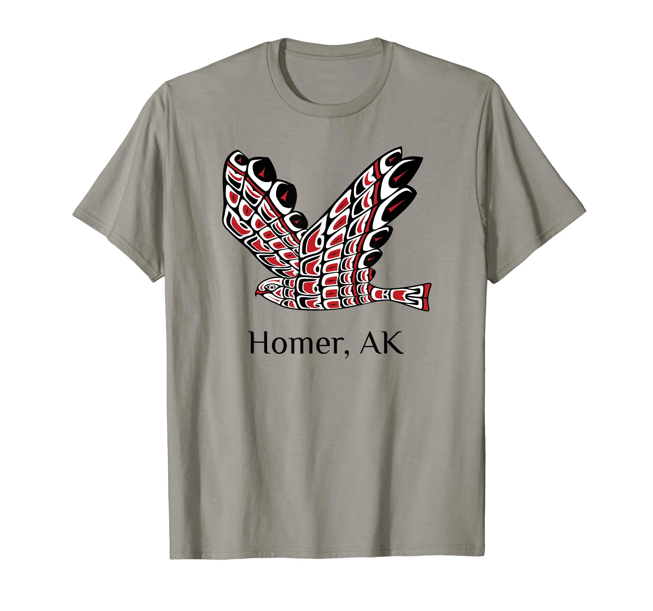 Homer Alaska Red Tail Hawk T-Shirt