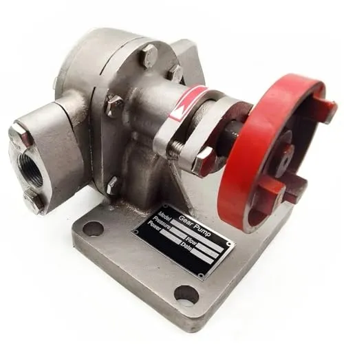 Hydraulic Gear Pump KCB18.3 - Low Pressure Oil Pump in 304 Stainless Steel