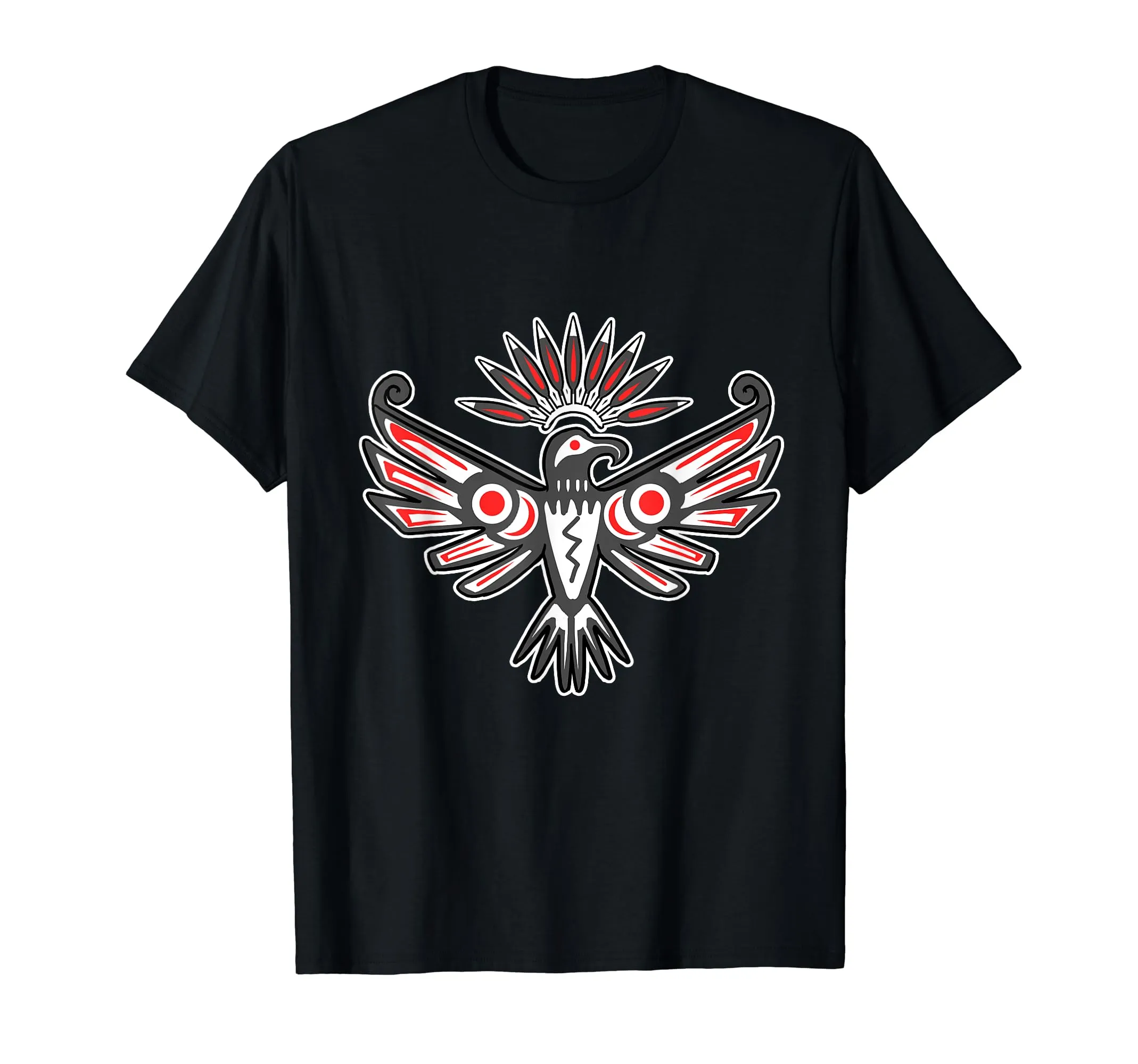 Indigenous Peoples Day T-Shirt - Native American Thunderbird - Lightweight Classic Fit