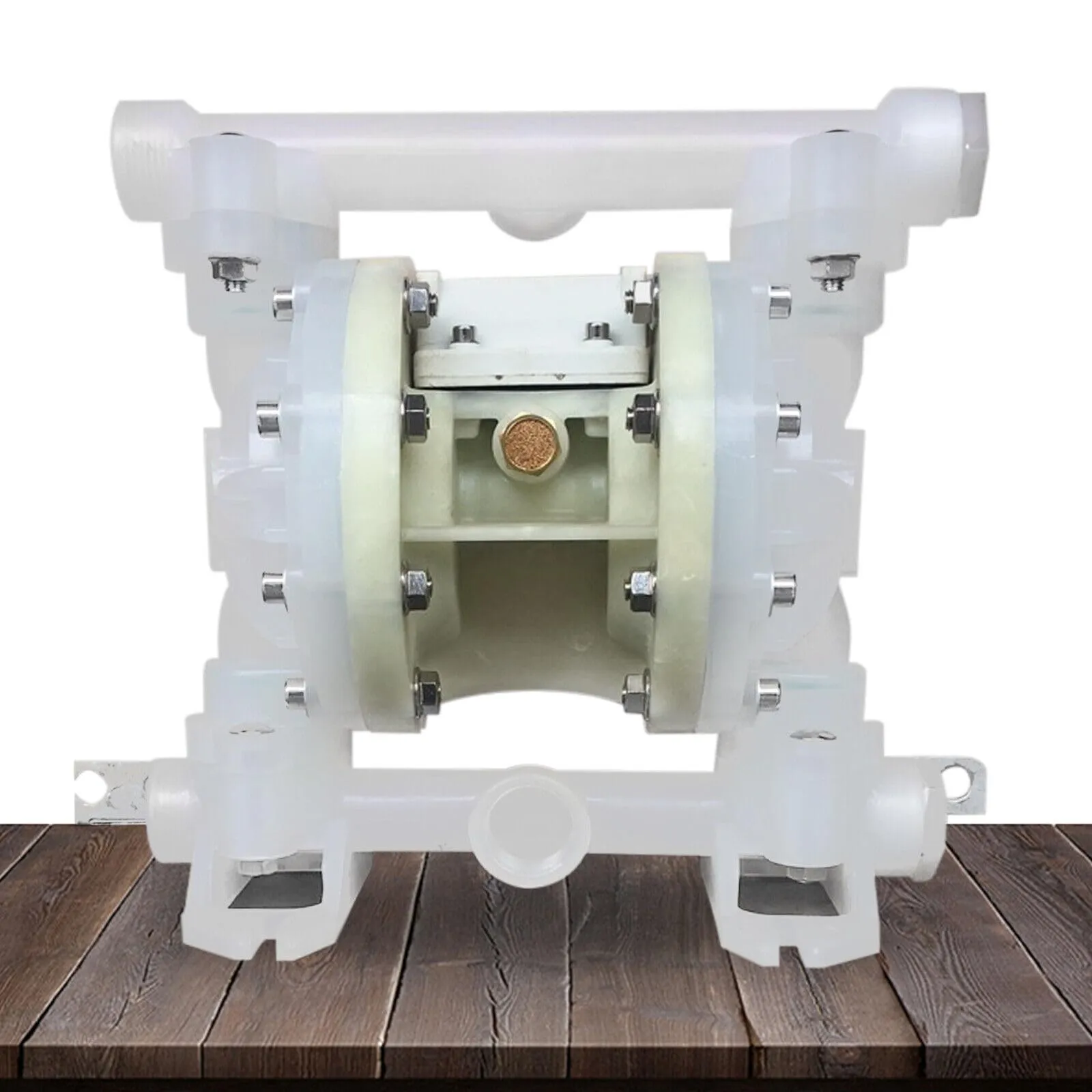 Industrial Air-Operated Diaphragm Pump 3/4' Inlet & Outlet, 101 PSI, Self-Priming, 3T Capacity