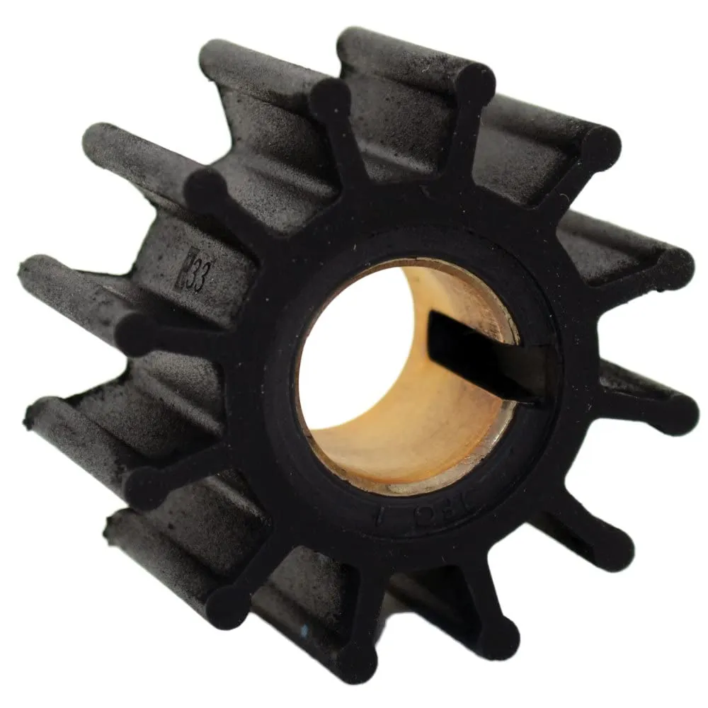 Johnson Pumps 09-843S-9 Nitrile F3 Impeller, Black, 1.78' Outer Diameter, Oil-Resistant