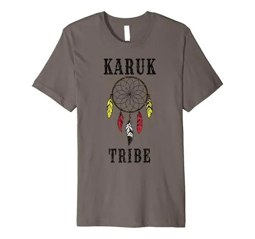 Karuk Tribe Pride Native American Culture Premium T-Shirt - Lightweight, Men’s & Women’s Fit