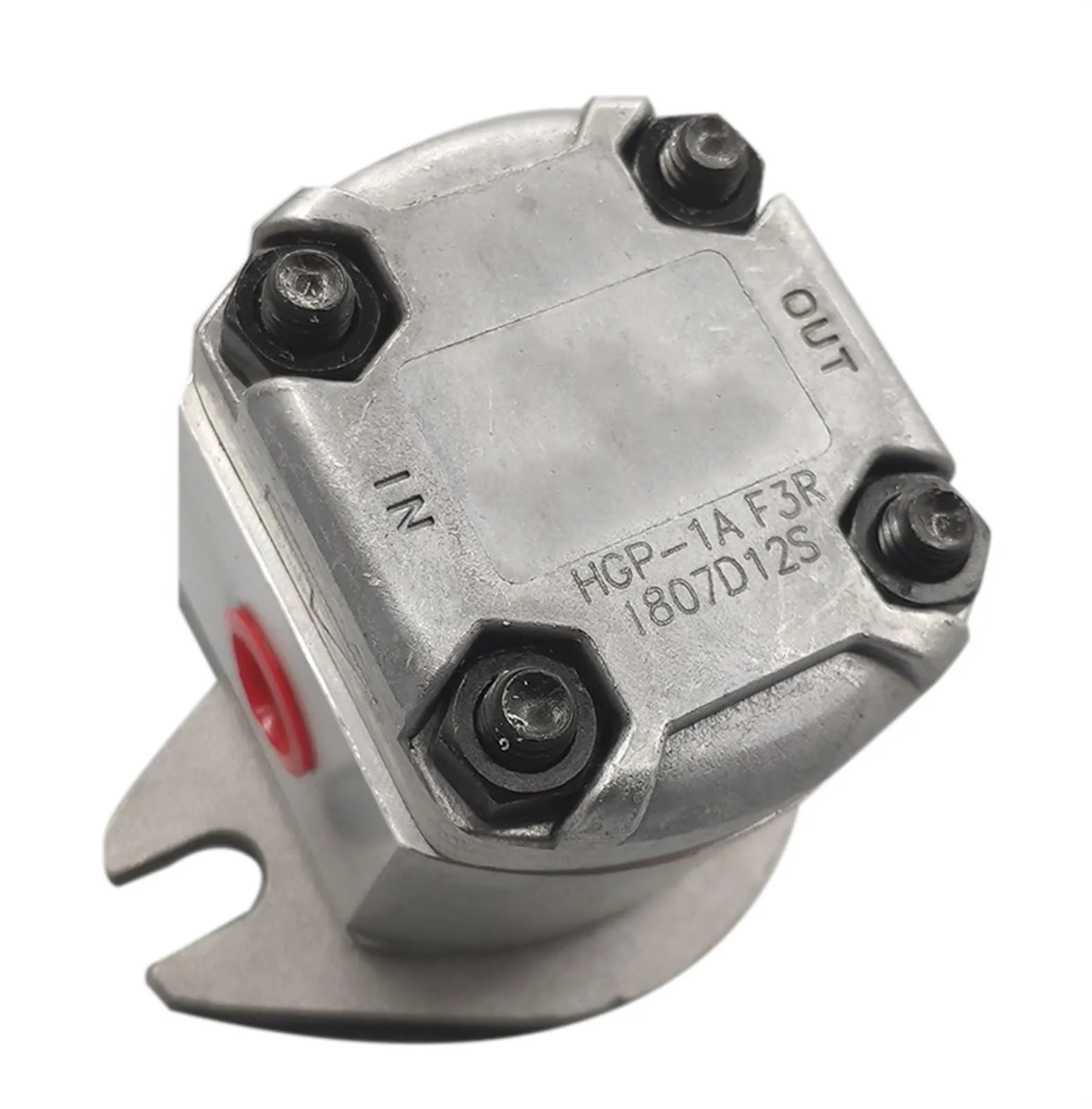 KIRANDY Hydraulic Gear Pump HGP-1AF6R Low Noise Electric Drive, Durable Cast Aluminum Design