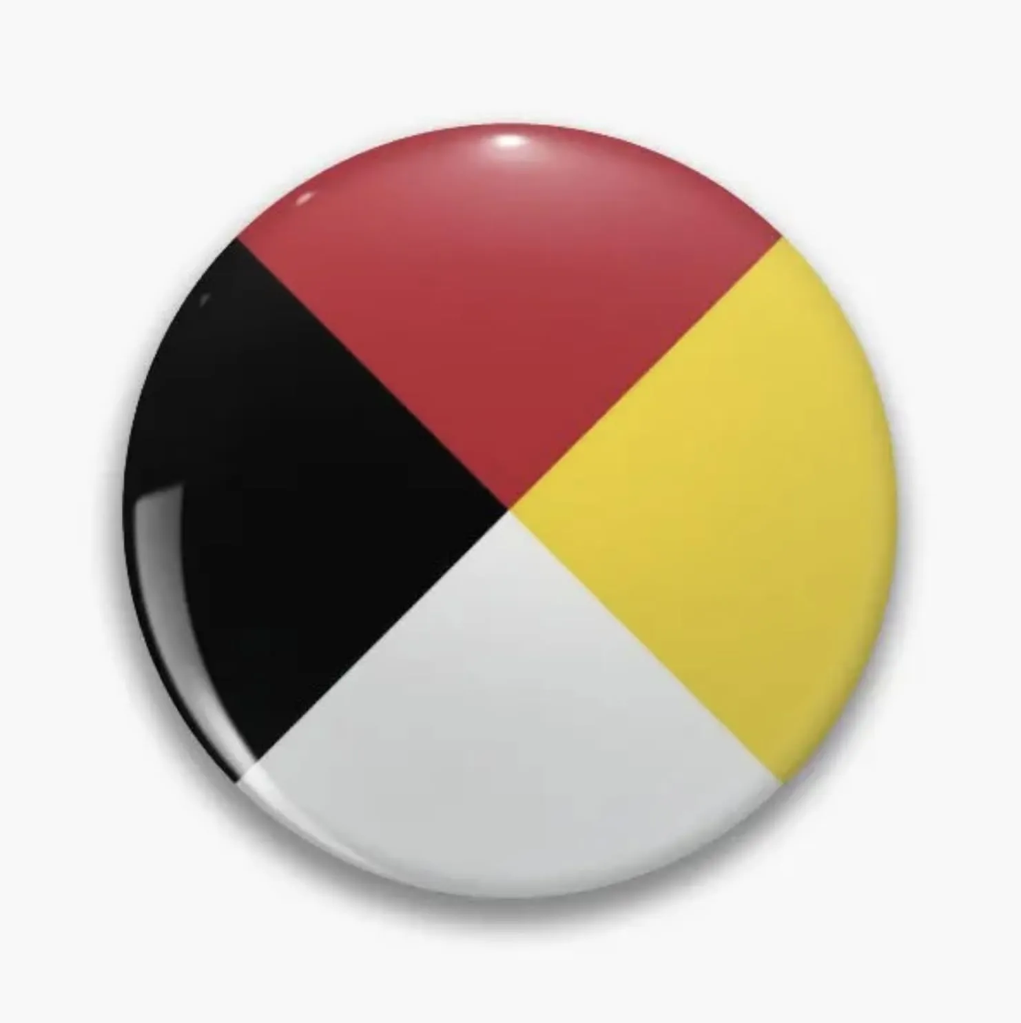 Medicine Wheel Pin Badge - Celebrate Indigenous Culture, 1.25' Soft Button, High Quality