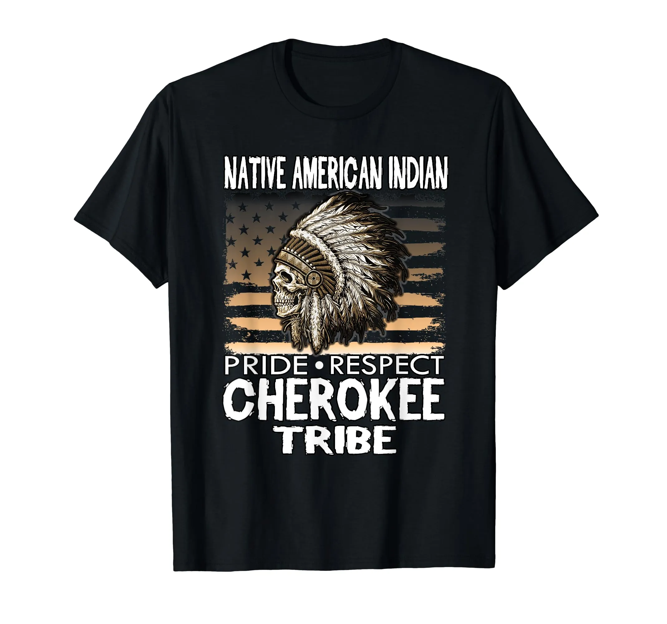 Native American Cherokee Tribe Pride T-Shirt - Classic Fit, Lightweight, Double-Needle Hem