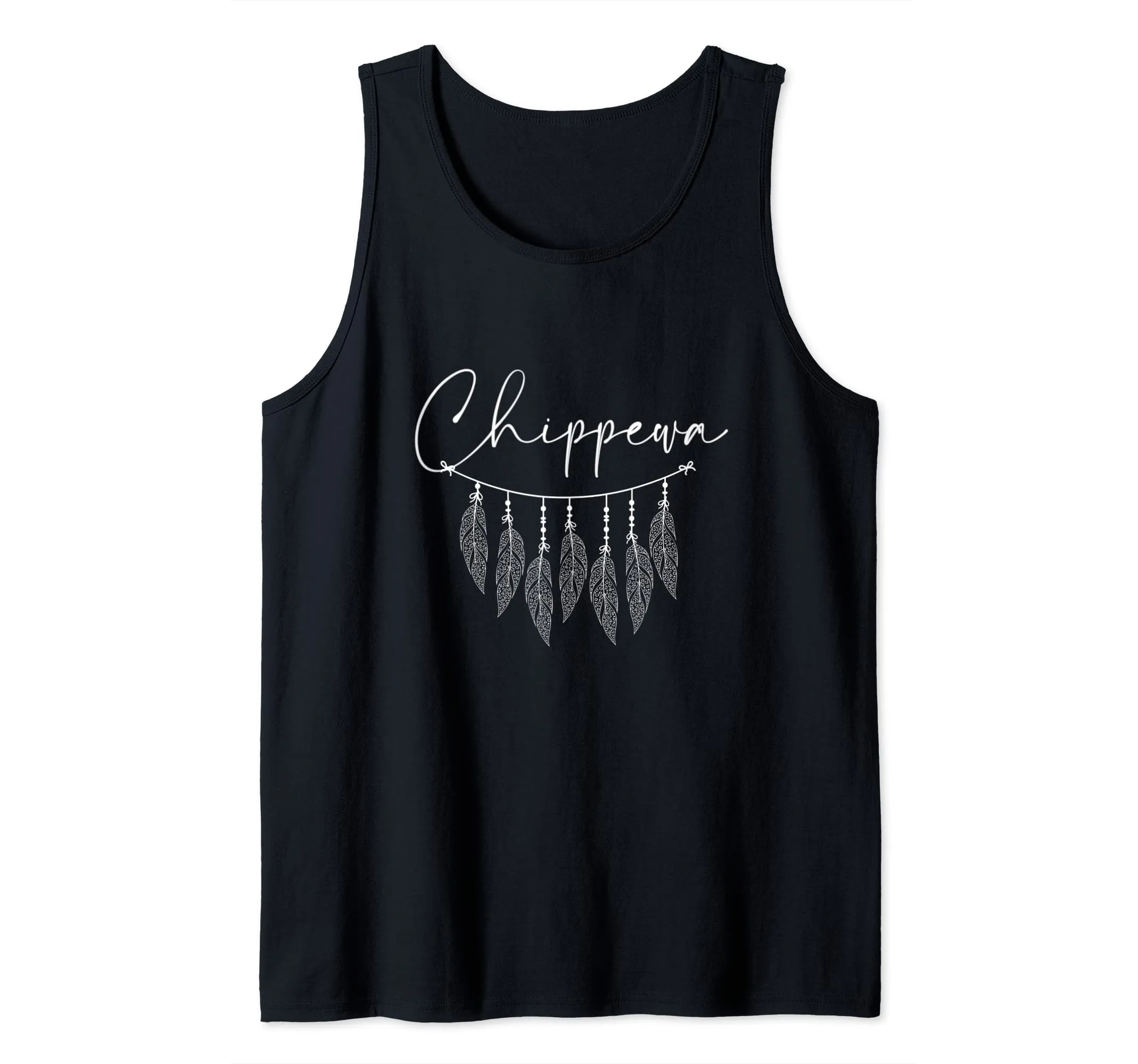 Native American Chippewa Tribe Dreamcatcher Tank Top - Lightweight, Classic Fit, Double-Needle Hem