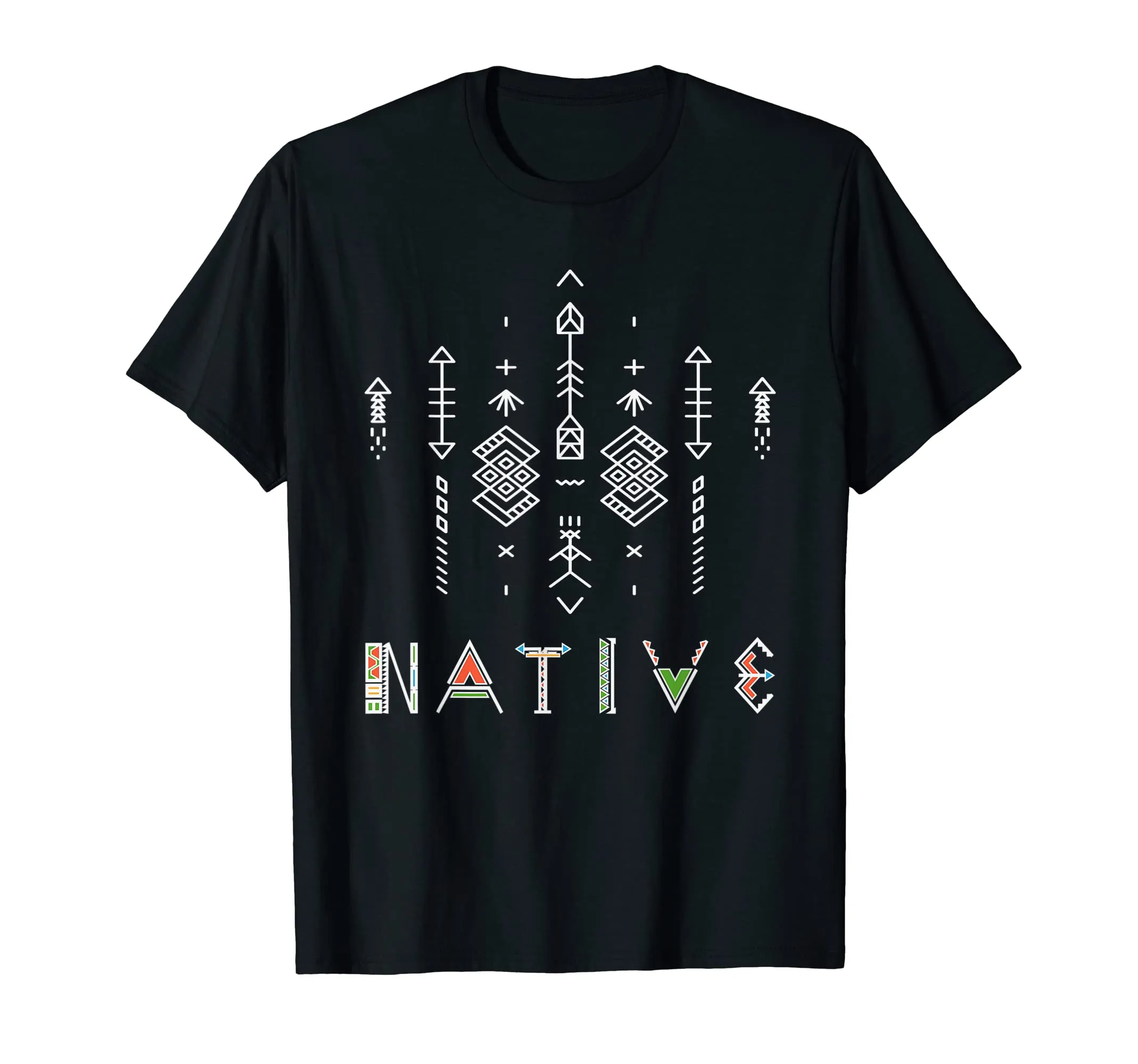 Native American Day Graphic Design T-Shirt - Lightweight, Classic Fit, Camouflage Style, Unisex