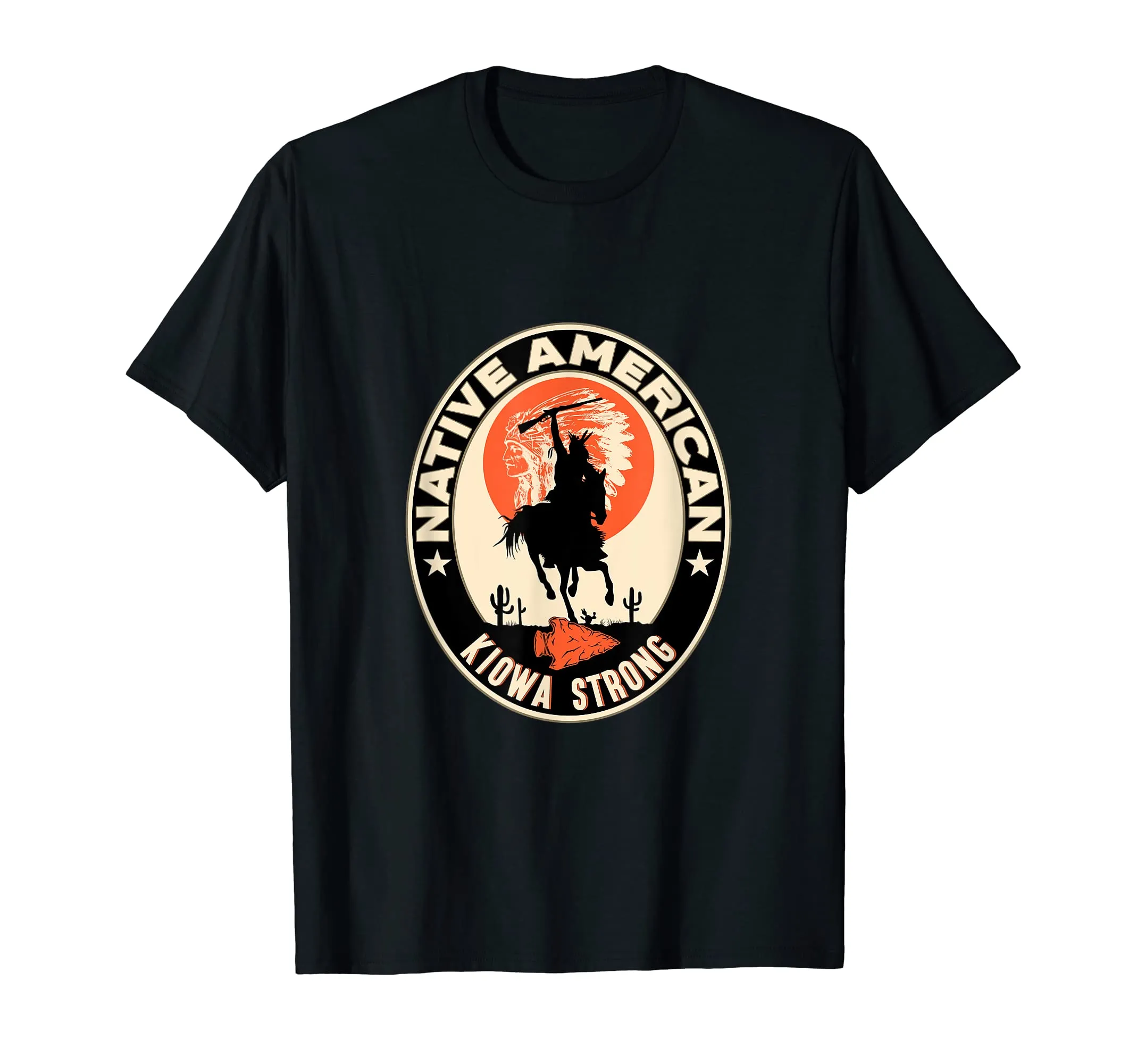 Native American Indian Pride Strong T-Shirt - Kiowa Tribe - Lightweight Classic Fit