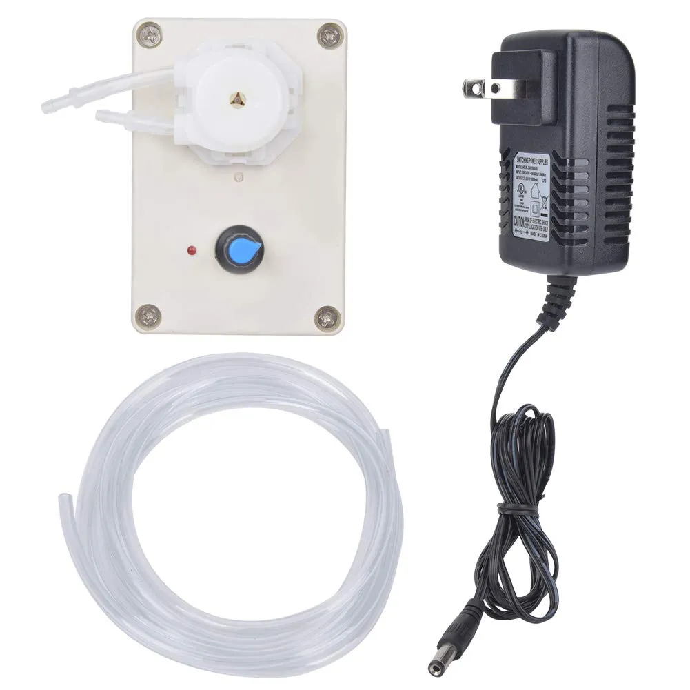 Peristaltic Pump 110-240V Adjustable Flowing Dosing Pump for Aquarium Lab Analytical Use