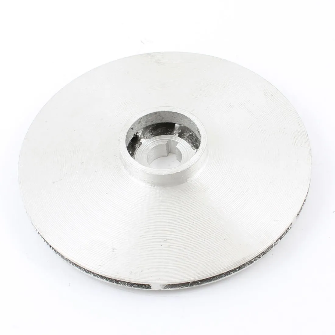 Qtqgoitem 11.7cm x 2cm Aluminum Water Pump Impeller Casting Part, Silver Tone, 82g