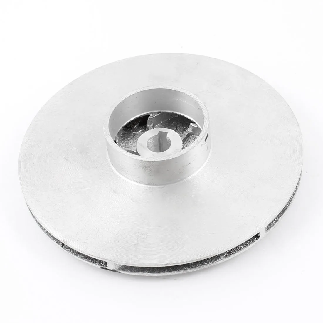 Qtqgoitem 5.1cm Aluminum Pump Impeller Casting Part - Silver Tone, 4.2cm Hole Diameter