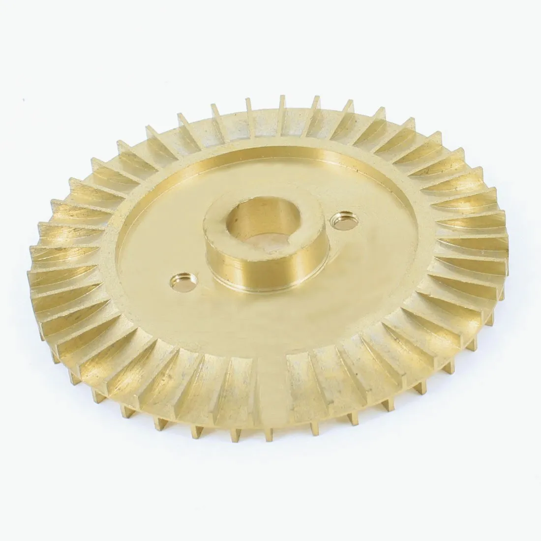 Qtqgoitem Water Pump Brass Impeller 78mm Diameter Gold Tone