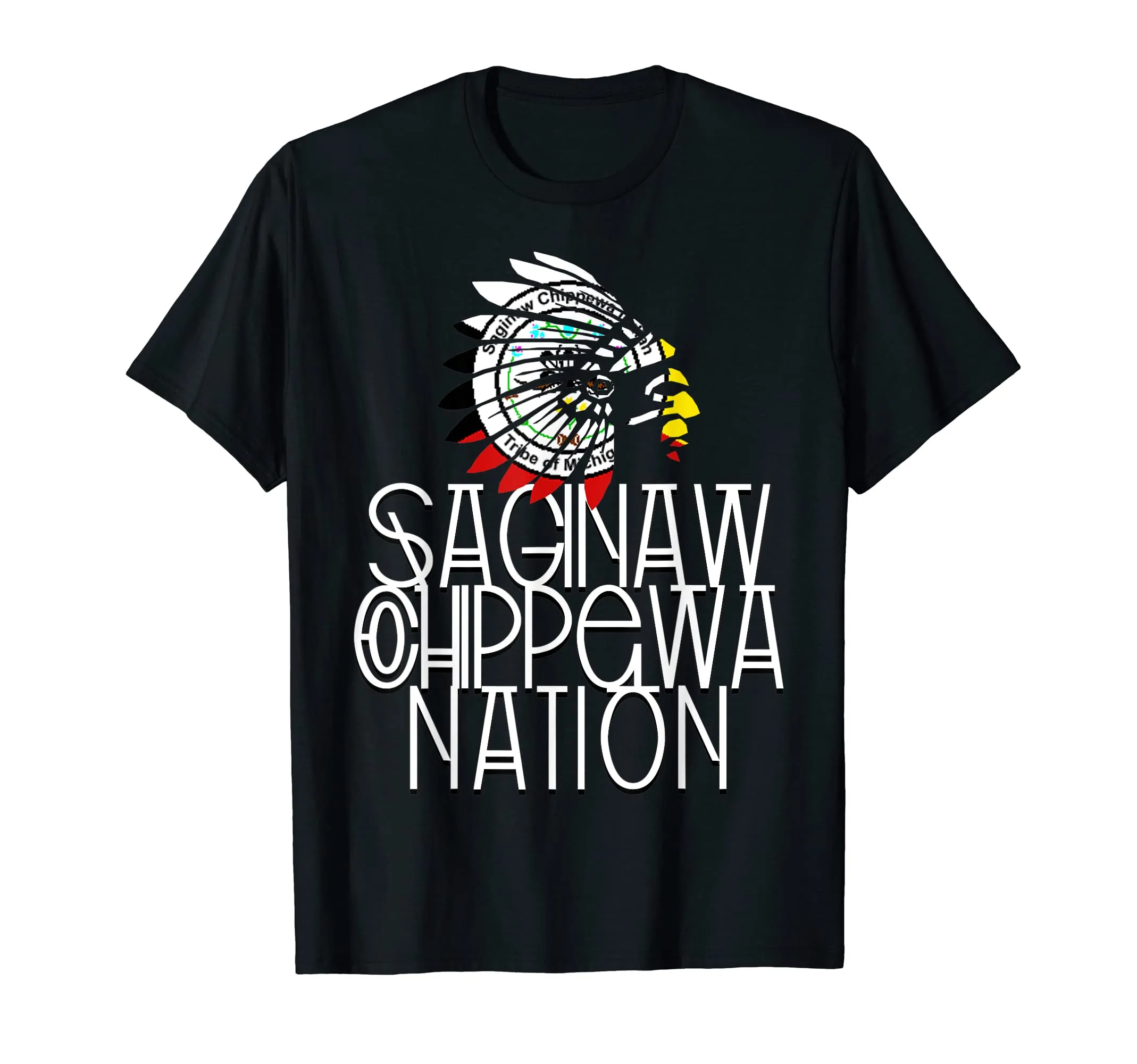 Saginaw Chippewa Tribal Flag T-Shirt