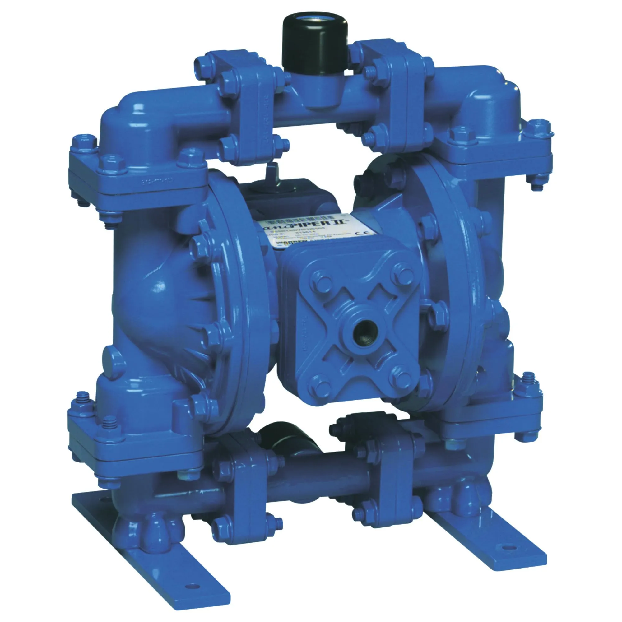 Sandpiper Air-Operated Double Diaphragm Oil Pump, 1/2in Inlet, 15 GPM, Aluminum/Buna, Model S05B1ABWANS000