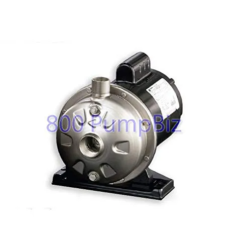 Stainless Steel Centrifugal Pump 85 GPM, 1 HP, NSF Certified, Model ACDU120/110T1G, 115/230V