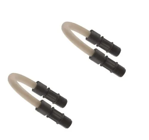 Stenner EC30F-2 Compact Peristaltic Pump Tubing Assembly, Cream Opaque, 2/Pk with 1/4' Ferrules