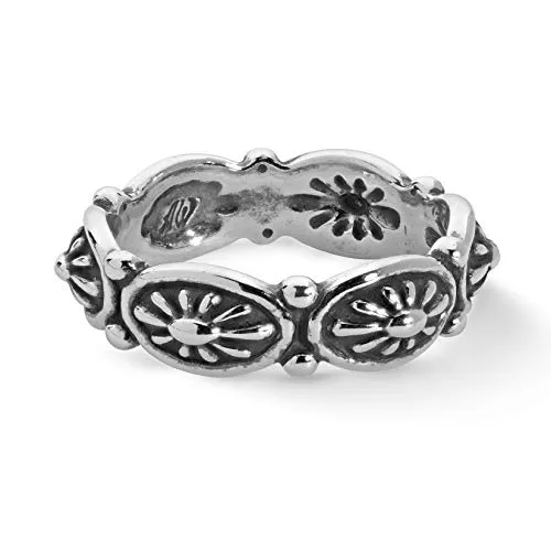 Sterling Silver Women's Ring Concha Design Size 5-10