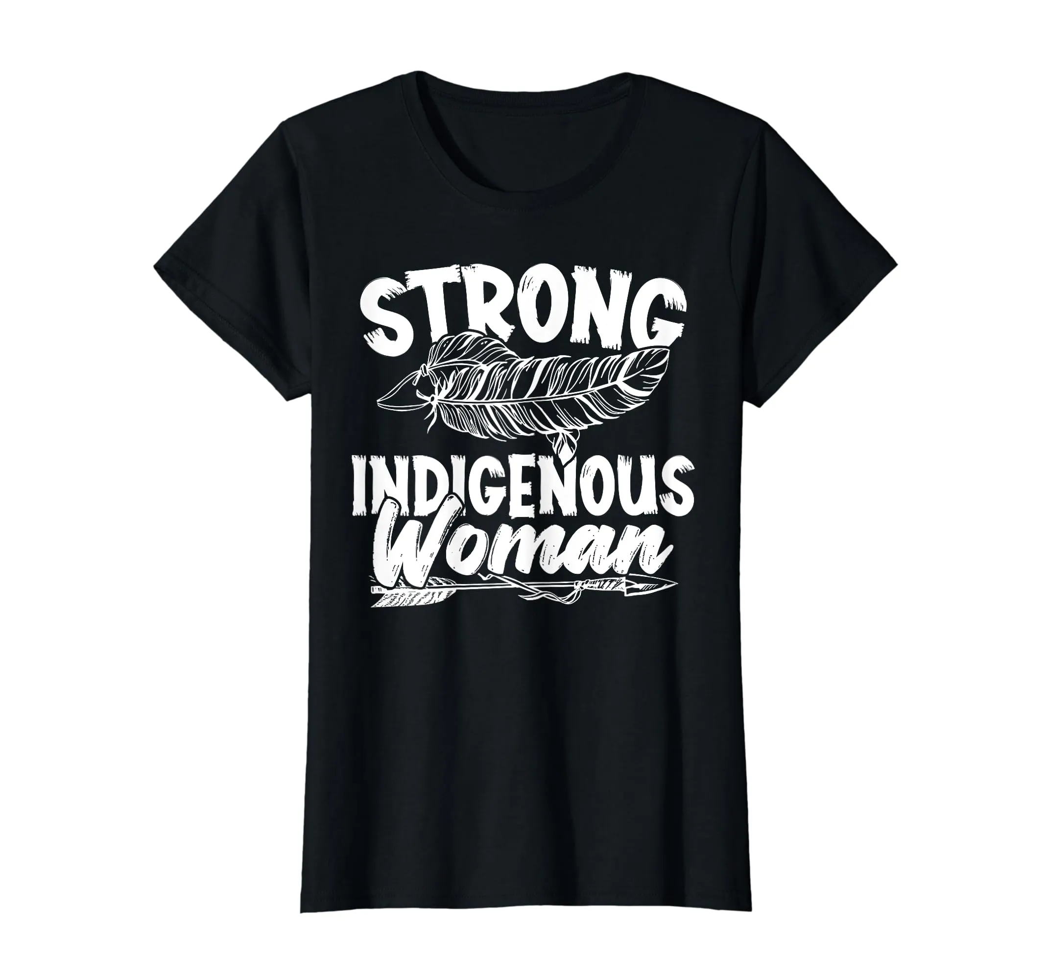 Strong Indigenous Woman T-Shirt - Native American Pride, Lightweight, Classic Fit, Fearless Design