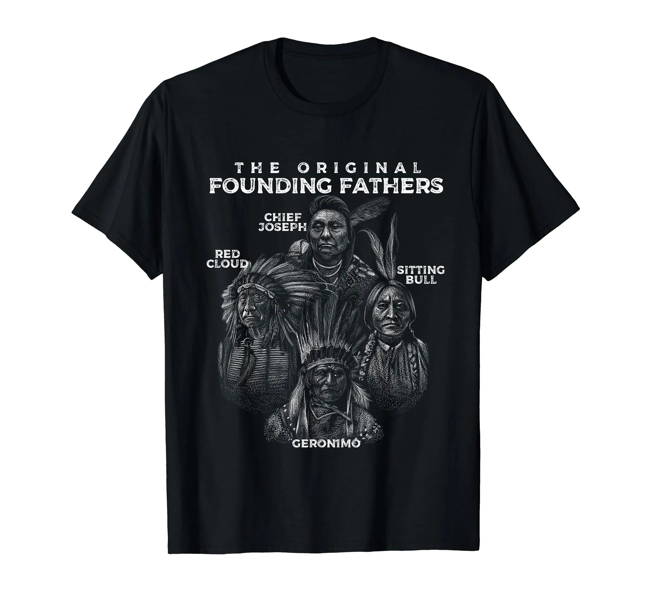 The Original Founding Fathers Native American T-Shirt - Celebrate Indigenous Peoples Day