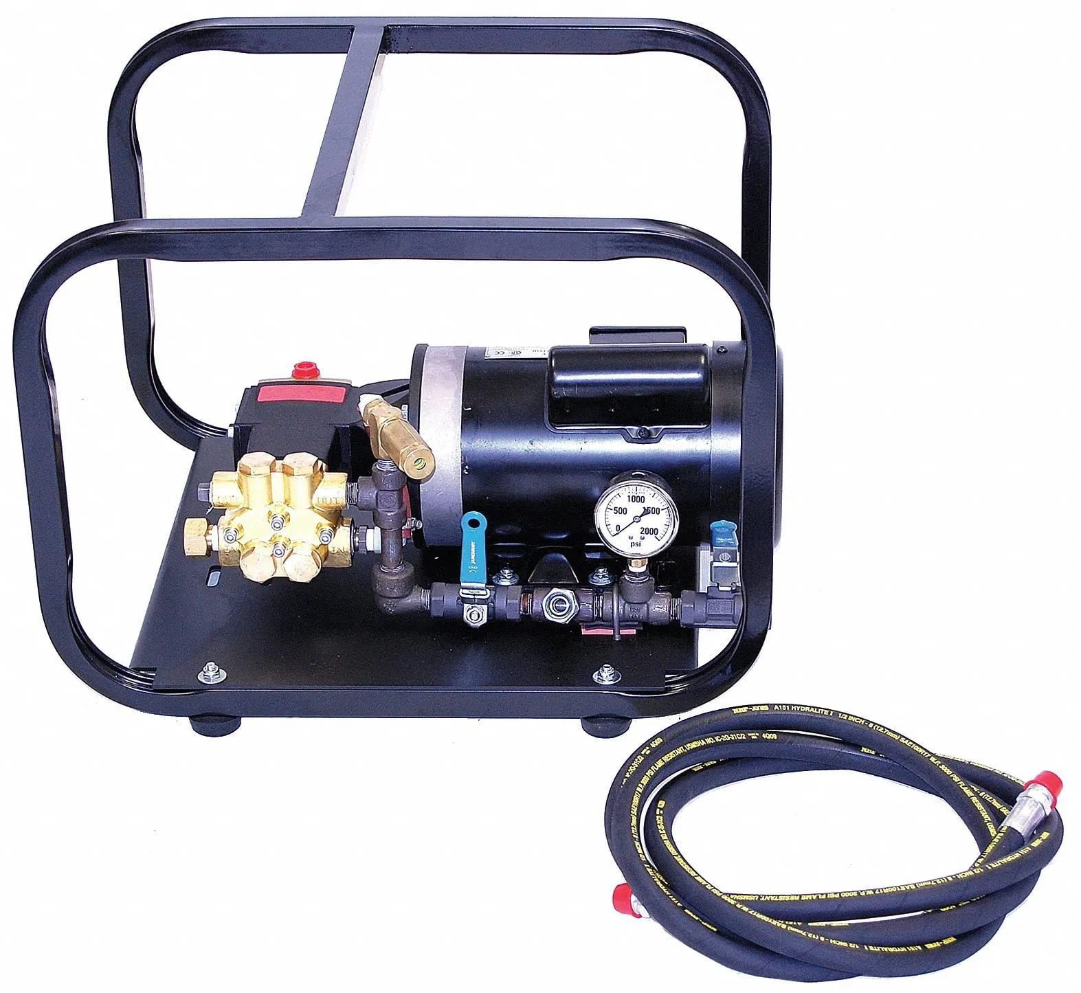 Wheeler-Rex Hydrostatic Test Pump 1 HP Electric Twin Piston Positive Displacement 1000 psi